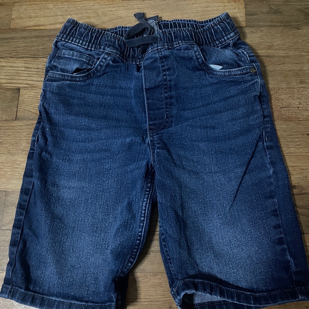 Nautica Kids Dark Blue Denim Shorts
